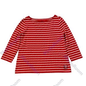 Vineyard Vines Red & White Striped Boatneck Collectors Tee Size XL